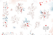 Spring Kiss - watercolor collection, a Work Illustration by Lisima (Thumbnail 4 of 13)