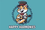 The Musical Whiskers, an Animal Illustration by Izdihaar_Studio (Thumbnail 4 of 4)
