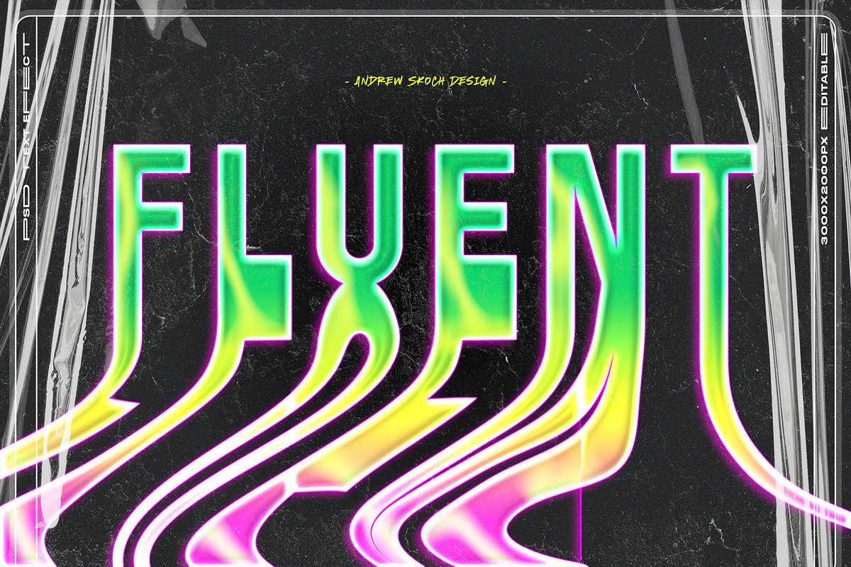 Liquid Melted Text Effects vol 1, a Layer Style Add-On by Andrew Skoch Design (Photo 9 of 10)