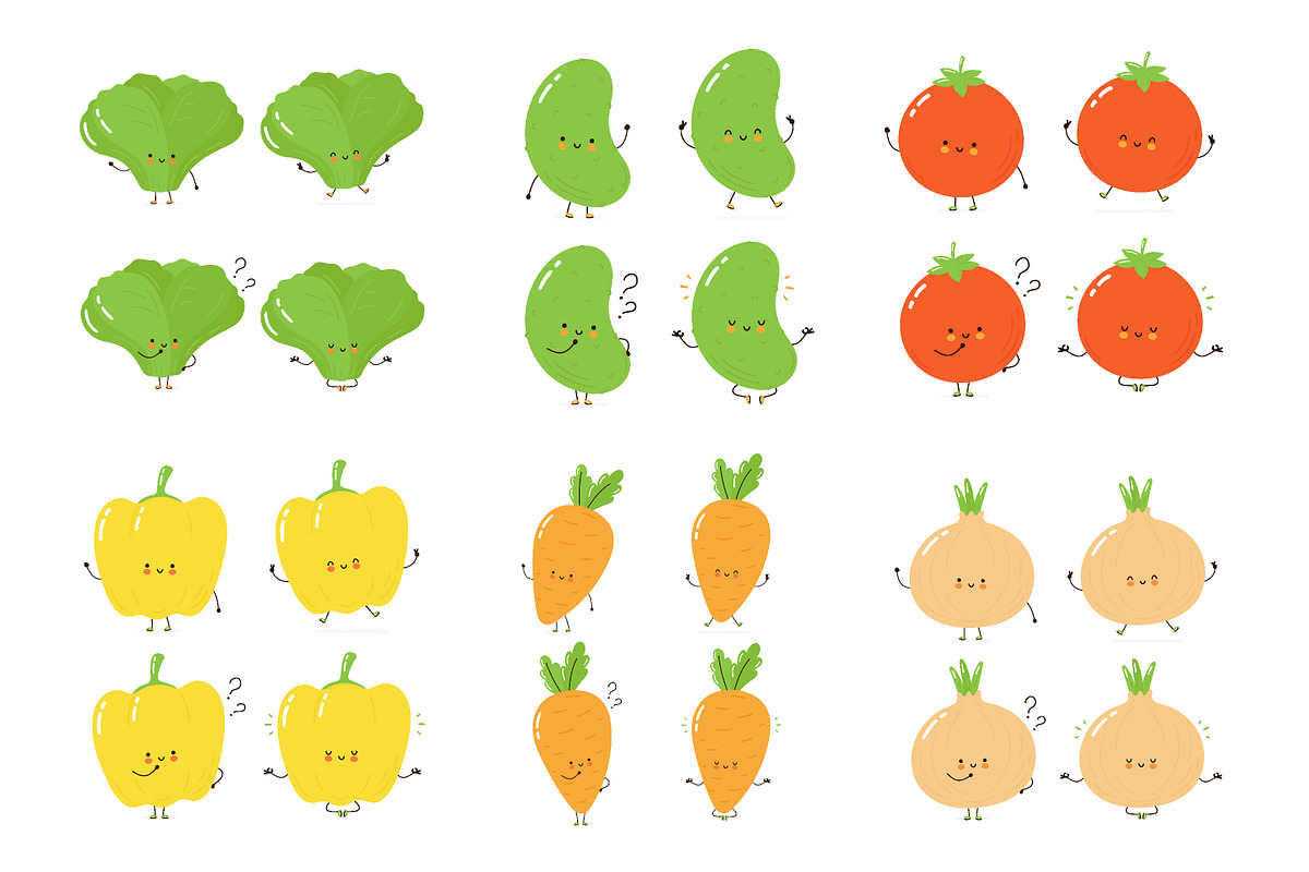 Fruits & Vegetables bundle, a Food Illustration by Slavko Kahovsky (Photo 2 of 6)