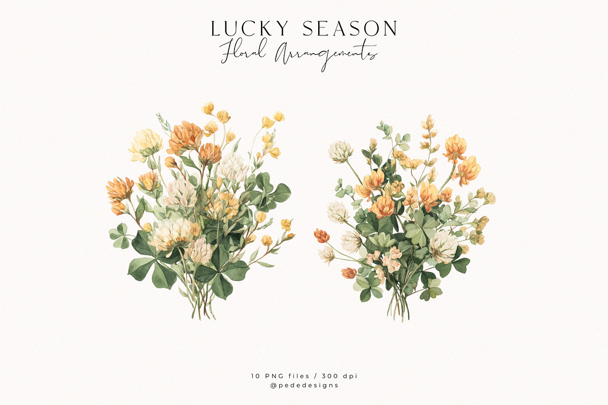 Lucky Season Collection, a Seasonal Illustration by PeDe Designs (Photo 14 of 26)