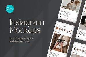 Instagram Mockups for Canva