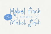 Mabel Finch - Handwritten Script, a Handwritten Font by HipFonts (Thumbnail 5 of 13)