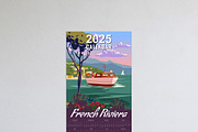 Calendar Monthly 2025 French Riviera, a Seasonal Illustration by Vector_Up (Thumbnail 5 of 7)