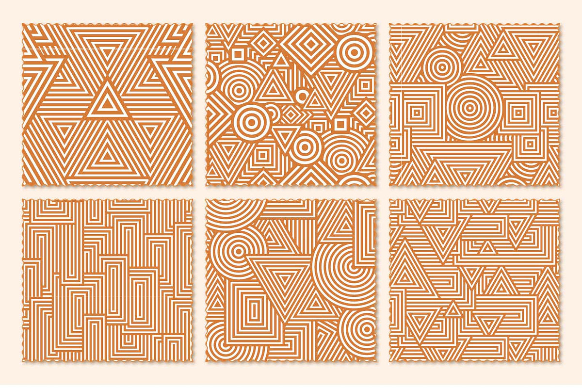 Retro Geo 01, a Pattern Graphic by Crystal Line (Photo 7 of 7)