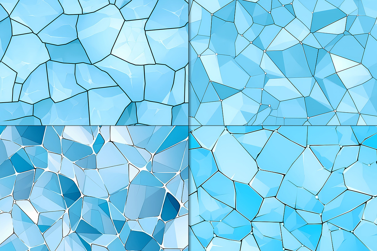 20 Seamless Ice Ice Baby Patterns, a Pattern Graphic by Nordic Design (Photo 6 of 9)