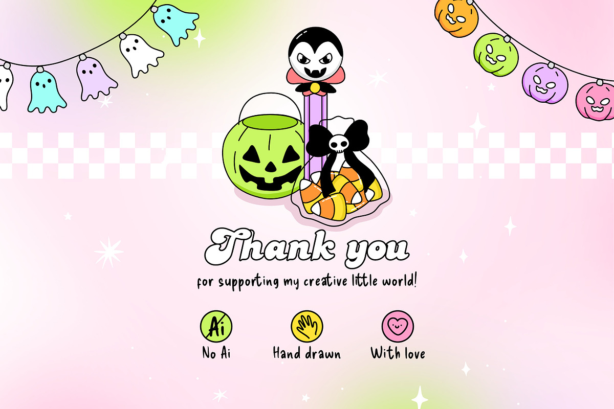 Y2K 2000s Halloween Clipart Bundle, an Object Graphic by Huxmay (Photo 7 of 7)