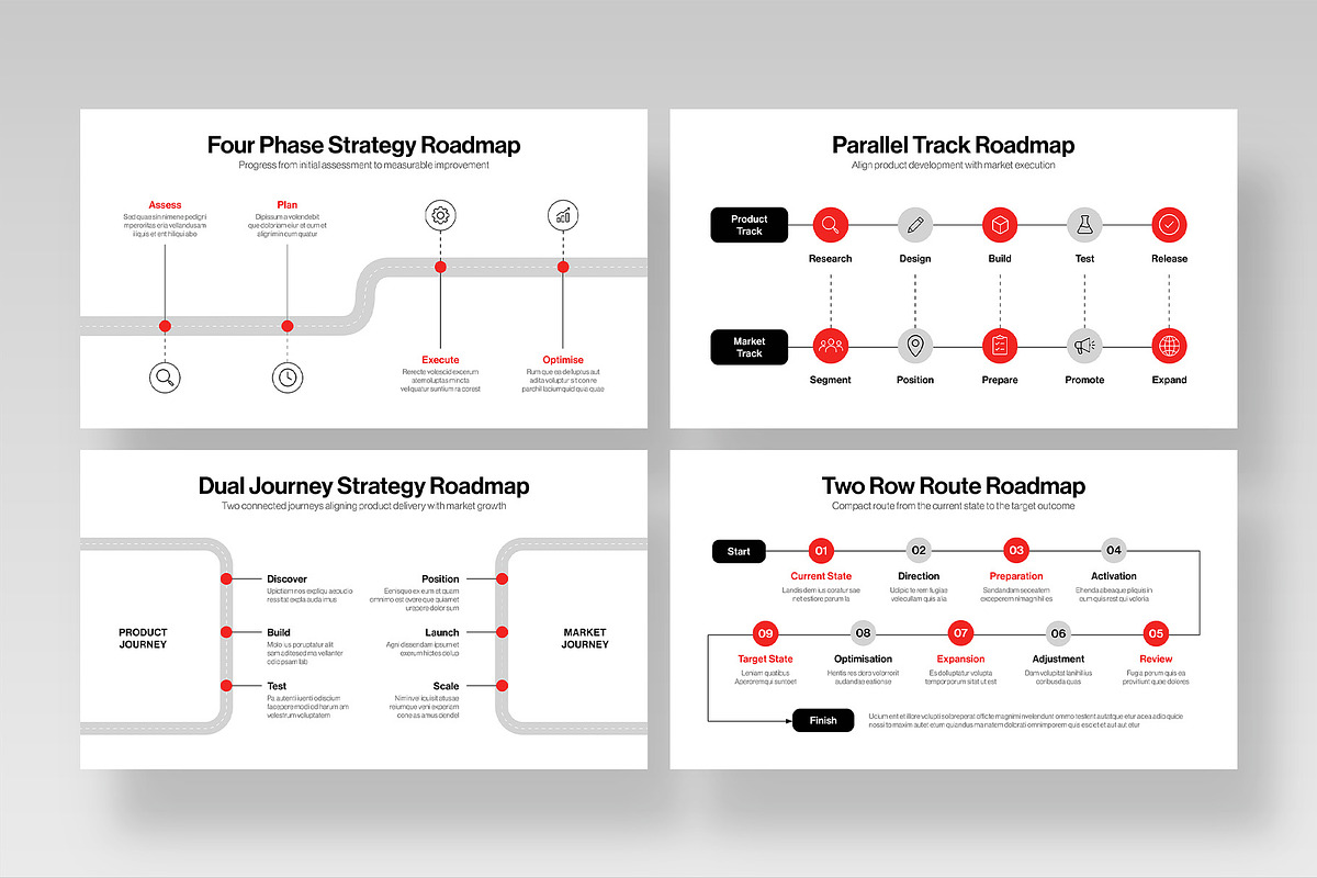 Roadmap Timeline Infographic Present, a Presentation Template by BrandPacks (Photo 5 of 7)