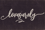 Lovesurely Font Duo, a Script Font by Deeezy (Thumbnail 5 of 7)