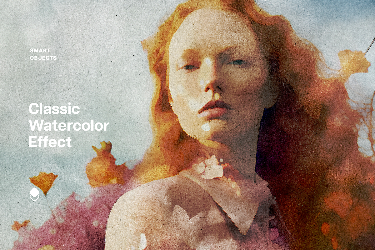 Classic Watercolor Photo Effect, a Layer Style Add-On by Design Squad (Photo 1 of 6)