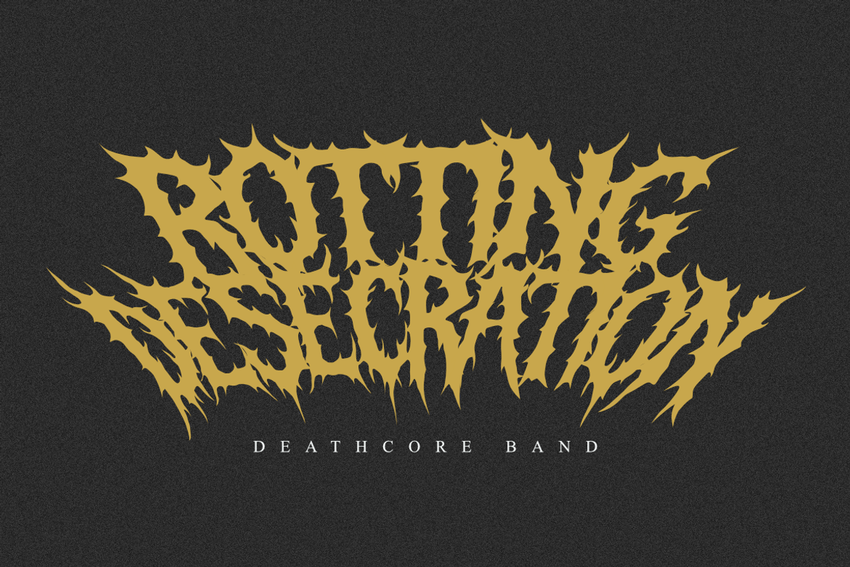 Mortem - Death Metal Font, a Symbol Font by Masyafi Studio (Photo 5 of 9)