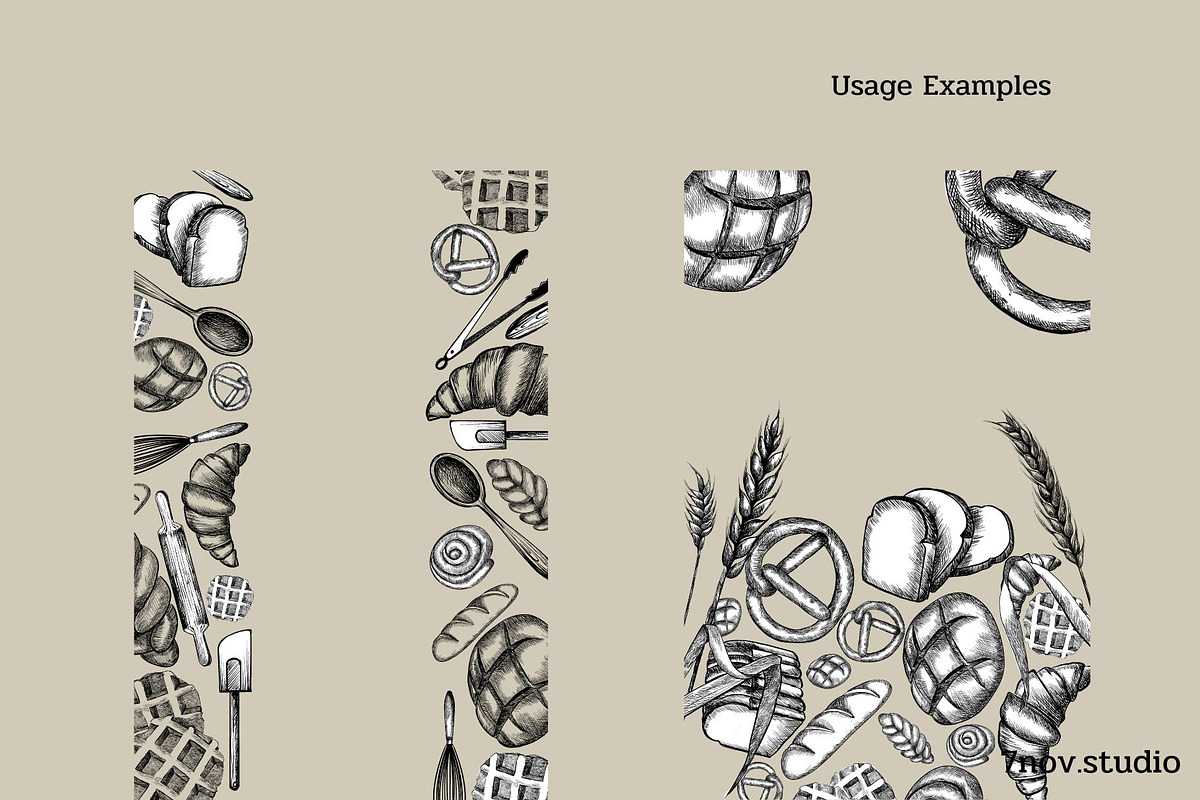 Bakery Line Art, an Illustration by 7nov.studio (Photo 3 of 5)