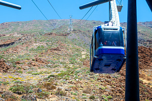 Teide cable car in Tenerife, Canary Islands, Spain, a Transportation Photo by etorres69