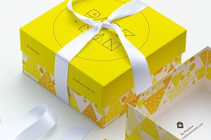 Big Gift Box Mockup 02