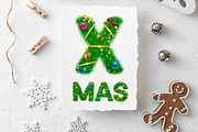 Christmas Fir Tree Vector Alphabet, an Object Graphic by Chuhastock (Thumbnail 1 of 12)