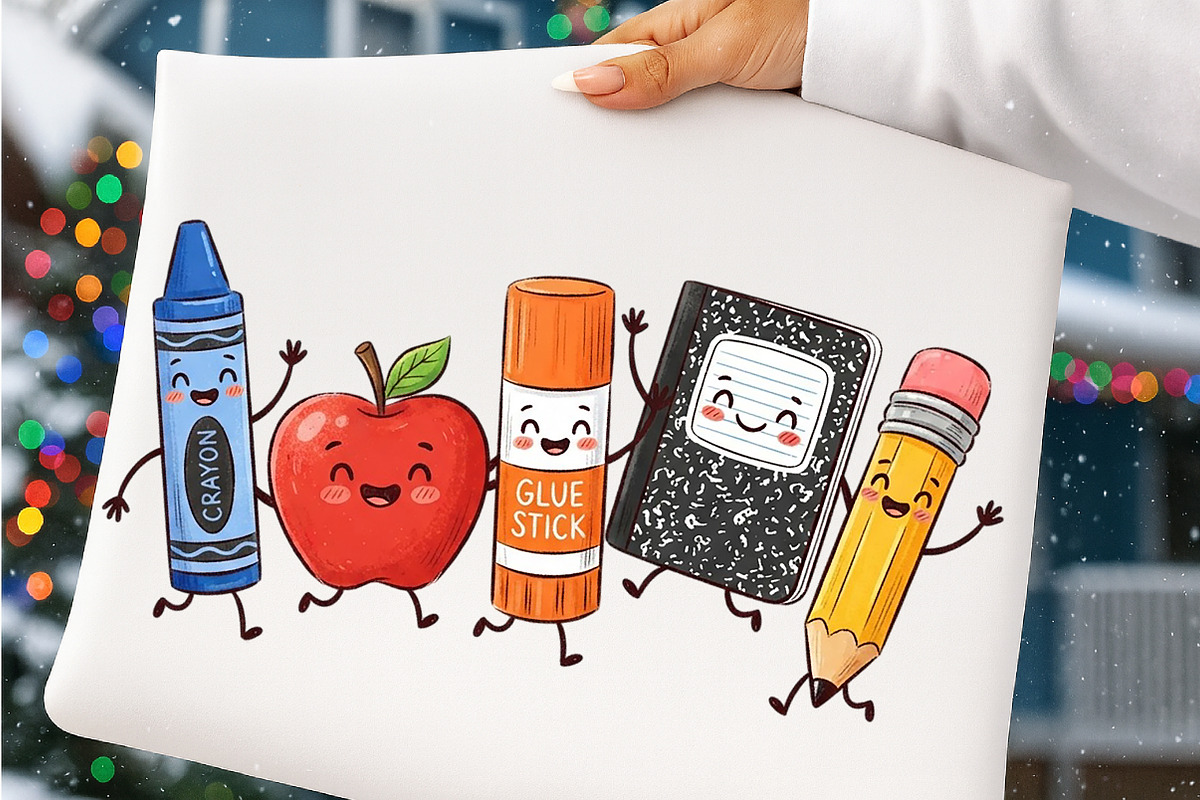 Cute School Clipart PNG, a Transportation Illustration by SinaCreation (Photo 4 of 7)