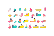 Tashkeel - Arabic Color Font, a Script Font by Mostafa El Abasiry (Thumbnail 3 of 20)