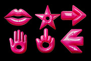 Pink Balloon Font, a Sans Serif Font by Handmadefont (Thumbnail 10 of 21)