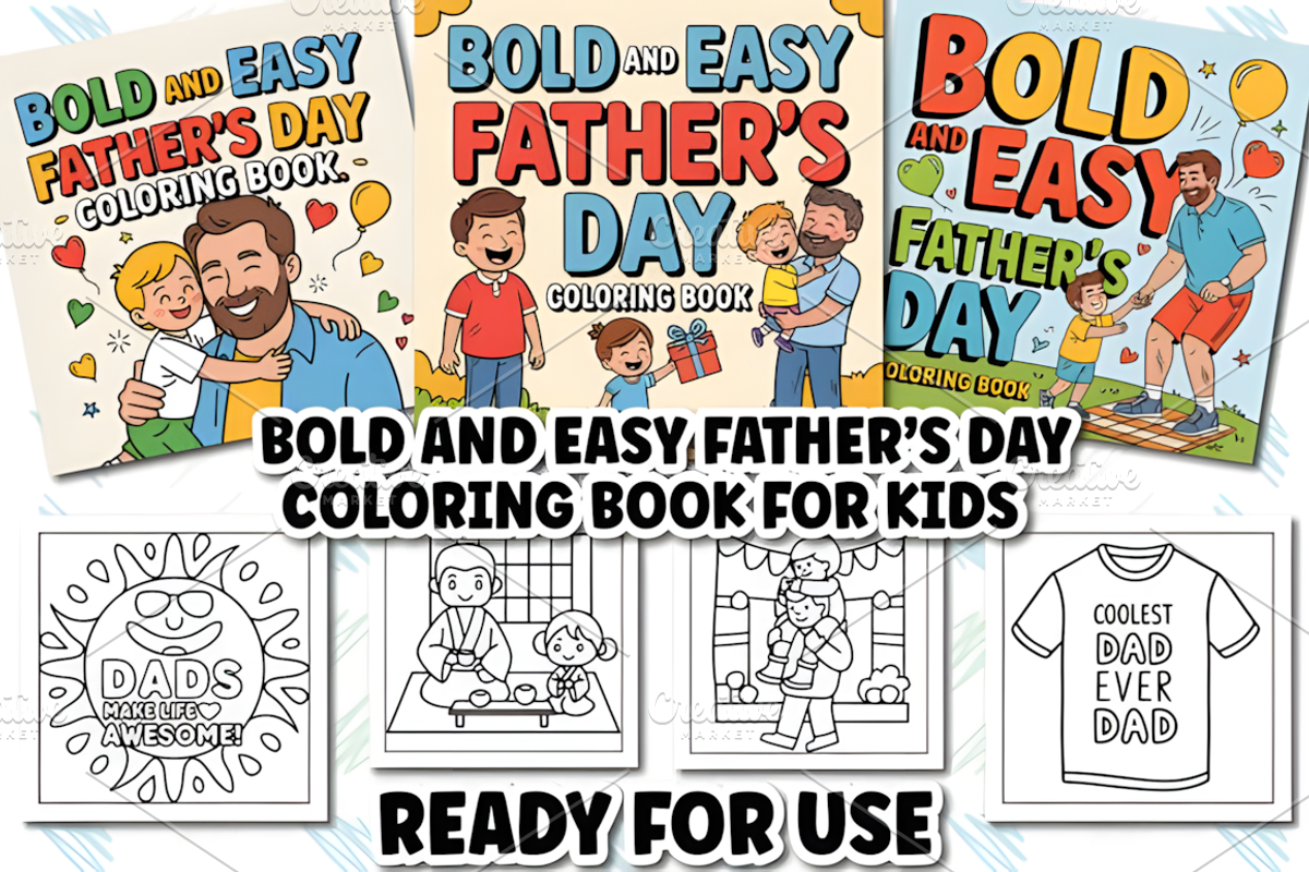 Bold & Easy Father’s Day, a Seasonal Illustration by Design Station (Photo 2 of 7)