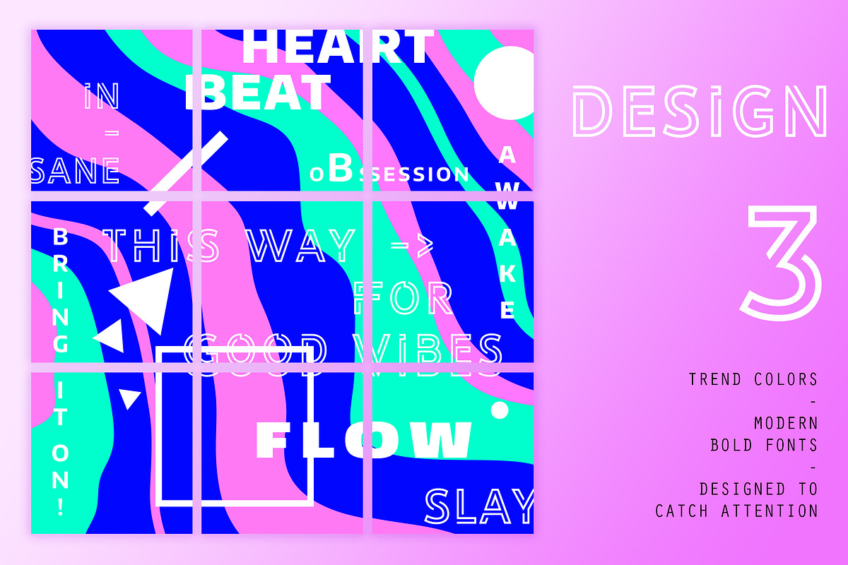 FLOW Instagram Tiles, a Social Media Template by Lum3n (Photo 5 of 5)