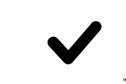 Simple and bold checkmark silhouette, an Illustration by Amazin_art (Thumbnail 16 of 26)