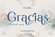 Demiella, a Sans Serif Font by kerismaker (Thumbnail 12 of 12)