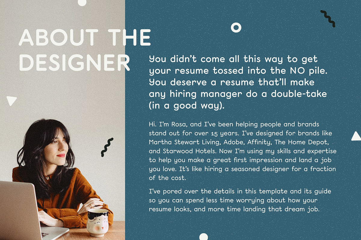 Modern Resume CV Template Design, a Resume Template by More Profesh (Photo 8 of 8)