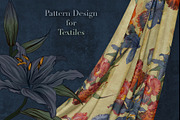 Lilies and Irises, flowers pattern, a Pattern Graphic by Yana Dobrik (Thumbnail 5 of 10)