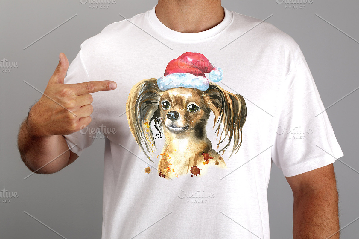Watercolor long haired toy terrier, an Animal Illustration by Watercolor fantasy (Photo 2 of 5)