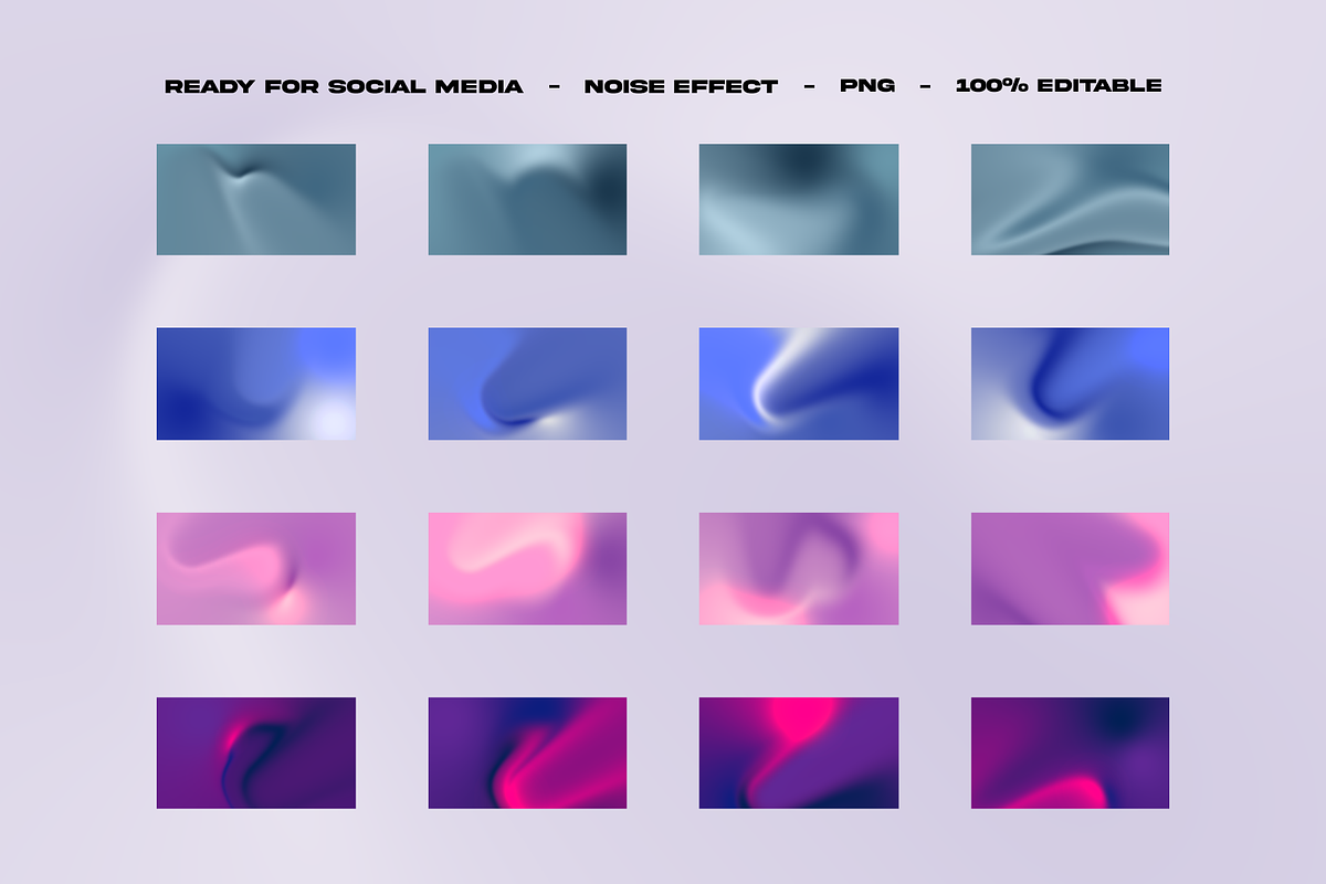 200 Gradient Backgrounds in 4K