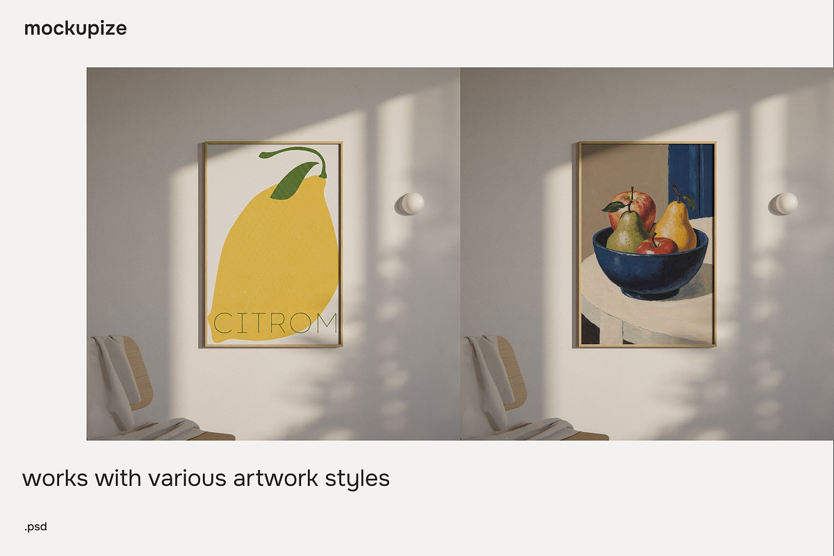 2x3 Minimal Living Room Frame Mockup, a Household Mockup by mockupize (Photo 6 of 7)