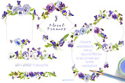 Pansies-Design pack, an Illustration by watercolorwild.graphics (Thumbnail 4 of 10)