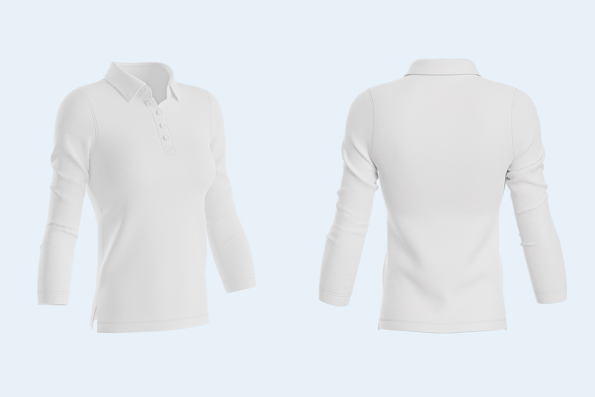 Women Polo Shirt Mockup, a Shirt Mockup by My Mockup (Photo 3 of 4)
