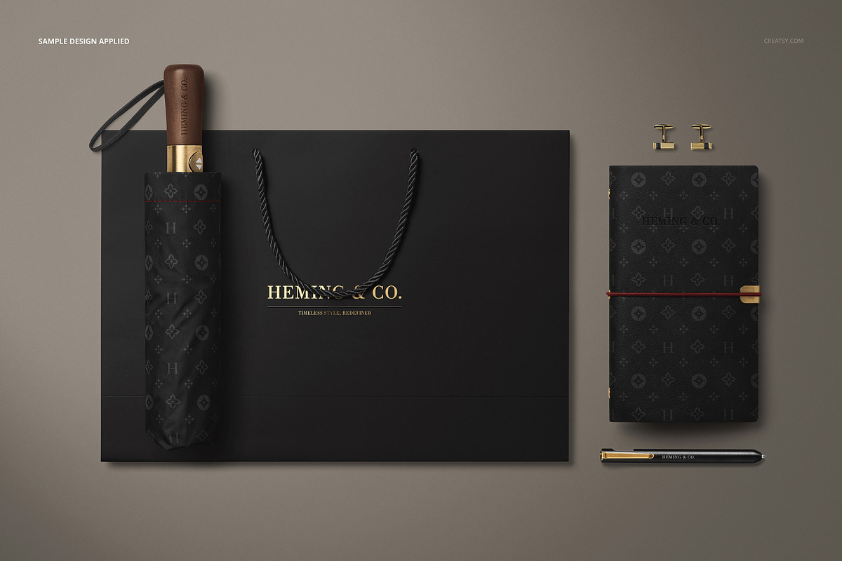 Men’s Premium Fashion Brand Mockup, an Advertising Mockup by Creatsy (Photo 4 of 5)