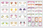 123 Floral Cards Set, a Card Template by Sunset&Sea Design (Thumbnail 3 of 4)