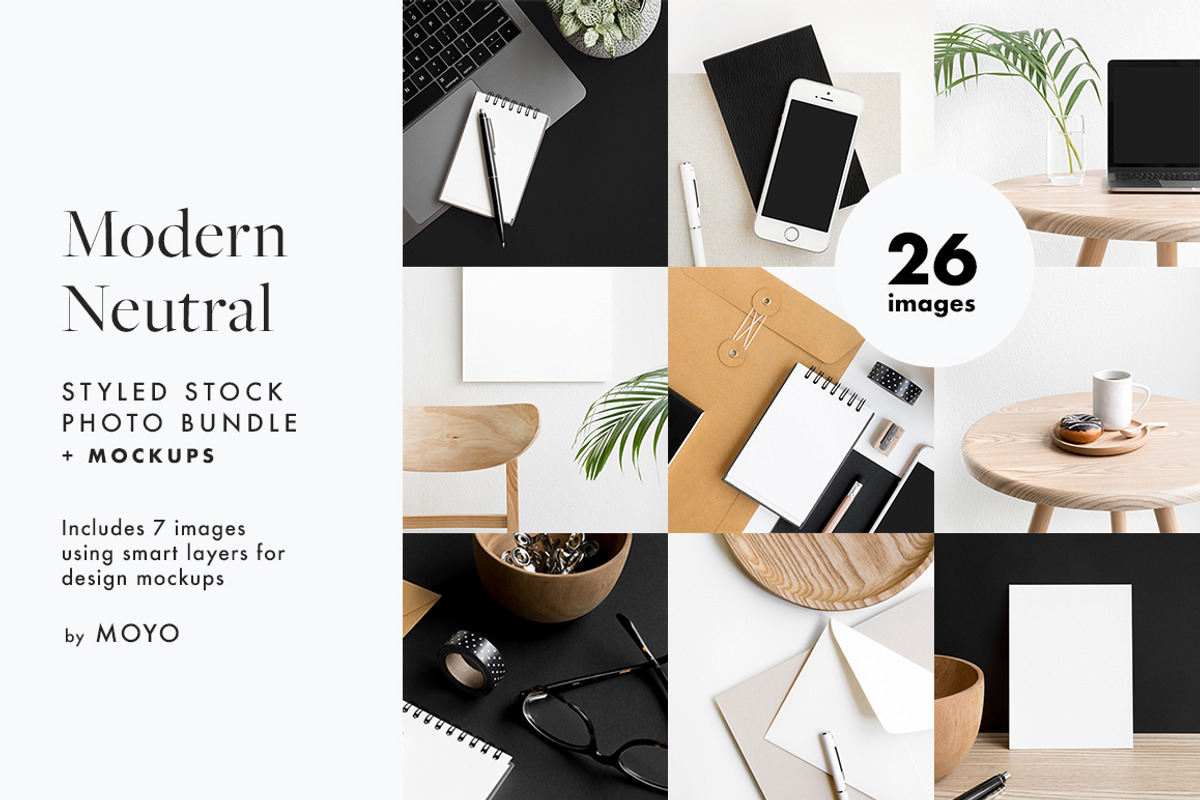 Modern Neutral Photos & Mockups, a Business Photo by Moyo Studio (Photo 1 of 10)