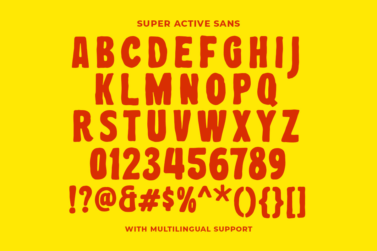 Super Active Nostalgic Font Duo, a Script Font by Letterhend Studio (Photo 4 of 10)