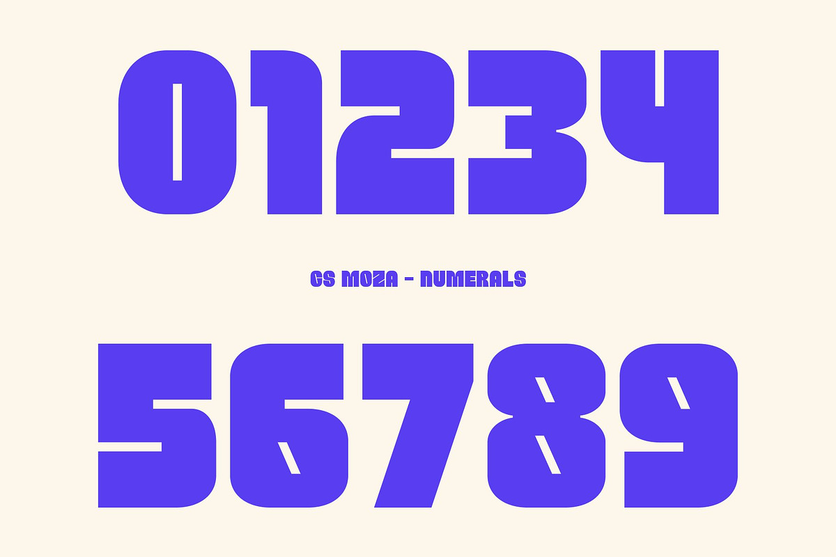CS Moza – Bold Sans Serif, a Sans Serif Font by Craft Supply Co. (Photo 6 of 8)