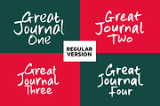 Great Journal - Natural Marker Font, a Handwritten Font by Sronstudio (Thumbnail 2 of 16)