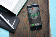 iPhone 6 Photoshop Mockup #3, an iPhone Mockup by SLTFNDRY (Thumbnail 1 of 2)