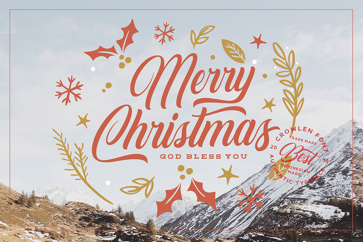 Crowlen Script, a Script Font by ngene (Photo 10 of 10)
