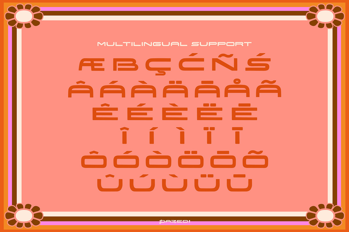 Dazed! A Quirky Retro Font & Extras, a Sans Serif Font by Jaclyn Caris (Photo 8 of 16)