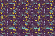TRIBAL NATURE. 20 VECTOR PATTERNS, a Pattern Graphic by Shusha Guna Art (Thumbnail 11 of 15)