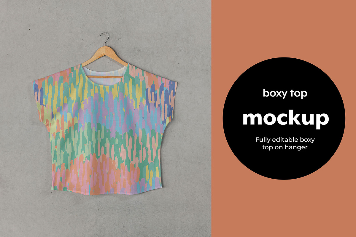 Boxy Top Mockup, a Product Mockup by Palette & Pattern (Photo 1 of 4)