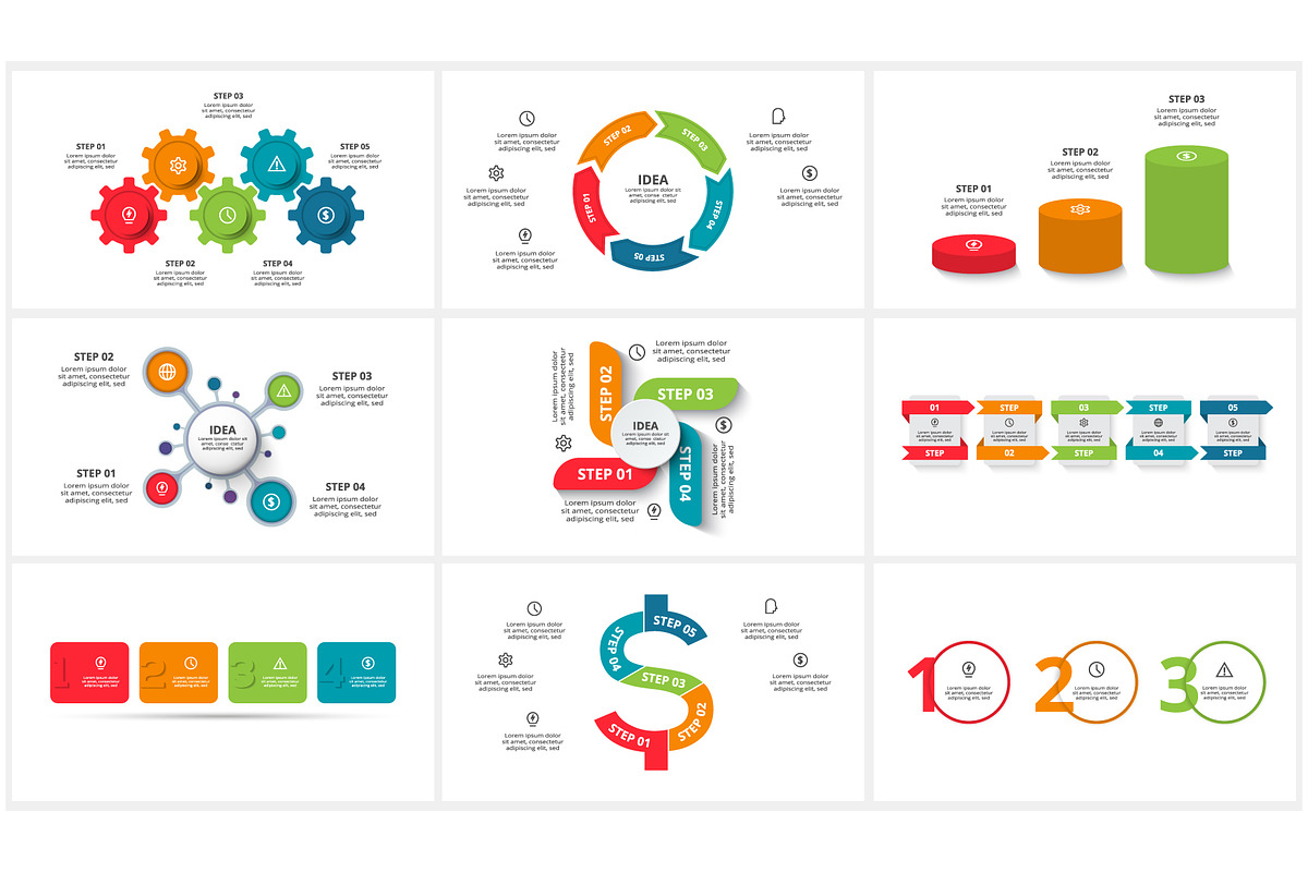 Step Presentation Canva Template, a Presentation Template by Infographics project (Photo 4 of 6)