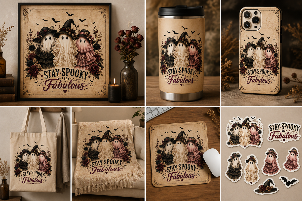 Dark Academia Halloween Png Bundle, an Object Graphic by Daisy Design (Photo 20 of 21)
