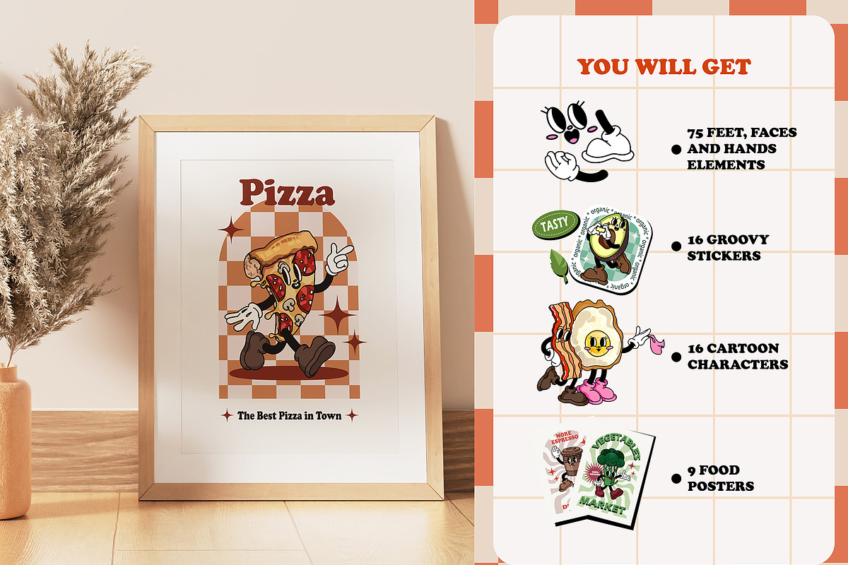 GROOVY FOOD COLLECTION, a Food Illustration by UnaAnya (Photo 2 of 7)