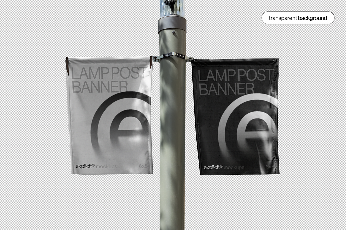 Lamp Post Banner mockup, an Advertising Mockup by ExplicitStudio (Photo 5 of 7)
