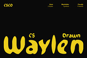 CS Waylen Drawn, a Blackletter Font by Craft Supply Co. (Thumbnail 1 of 8)