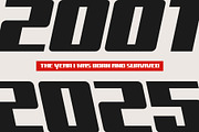 CS Reznor – Bold Display Font, a Sans Serif Font by Craft Supply Co. (Thumbnail 5 of 8)